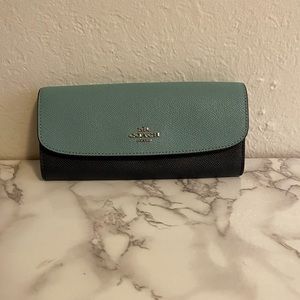 Coach multi color wallet